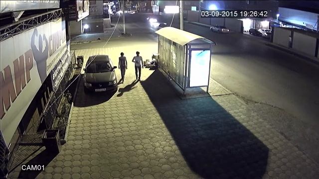 Уличная AHD камера Proto-AHD-SW20V212IR, 2,8-12 mm, 1080p, Цифромания, Ингушетия, Ночь Авто Люди смотреть онлайн