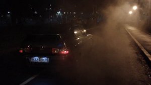 ВАЗ 2112 1.6 Бернаут на переднем приводе