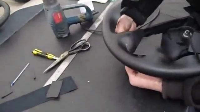 как сделать оплетку на руль смотреть онлайн