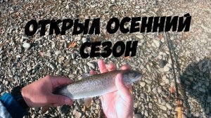 Открыл сезон ловли ленка на удочку. Рыбалка на швабру на реке Бикин.