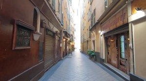 4K Walking in ** Nice Old Town ** marche Vieux Nice France - Cote d'Azur South France - Street Walk