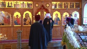 в храме Серафима Саровского на шахте в Полысаеве