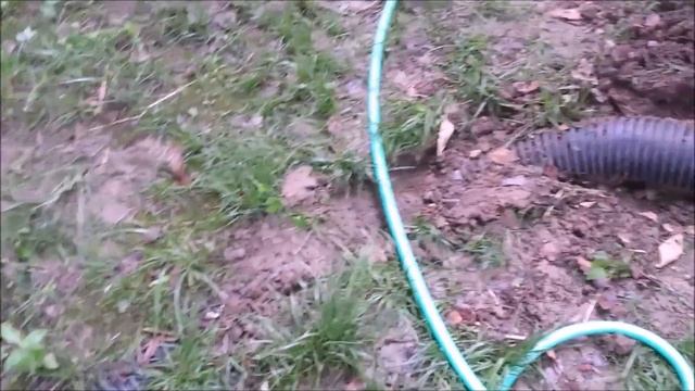 landscape and downspout drainage install catch basin underground drain смотреть онлайн