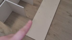 Стеллаж и стол "Сокол". Сборка недорогой мебели.