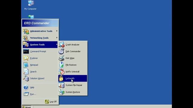 Сброс пароля Windows XP смотреть онлайн