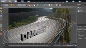 Cinema 4D: 3D Text compositing and photoshop cs5 tutorial