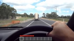 Real Life Minecraft - DRIVING A CAR! (Realistic Minecraft)