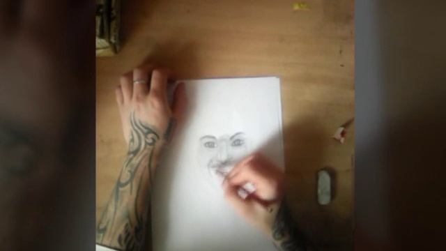 Рисуем портрет (без пропорций ) смотреть онлайн