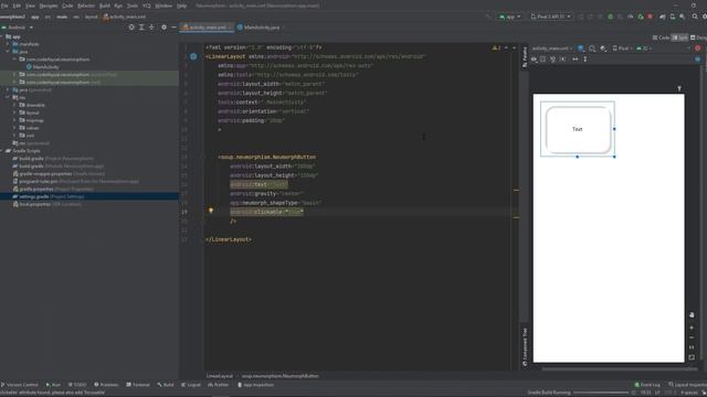 How to Implement Neumorphism Library in Android Studio | Soft UI (Neumorphism) design | Neumorphism смотреть онлайн
