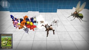 АТАКА ГОЛОДНЫЙ ПАУКОВ - Батл Симулятор Пауки и Стикмен Stickman Spider Battle Simulator