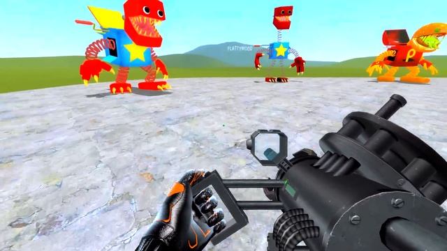 РУССКАЯ РУЛЕТКА СО ВСЕМИ БОКСИ БУ В ГАРРИС МОД! ПОППИ ПЛЕЙТАЙМ PROJECT PLAYTIME BOXY BOO Garry`s Mo смотреть онлайн