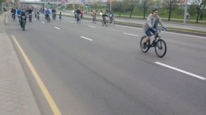 30.05.2016 велопробег Минск,пр-т Победителей
