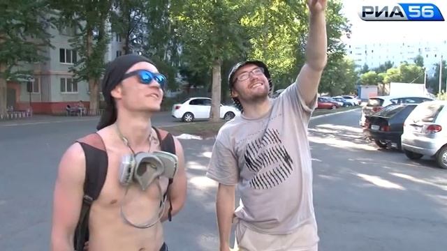 Оренбург. Граффити на домах. 02.08.2015 смотреть онлайн