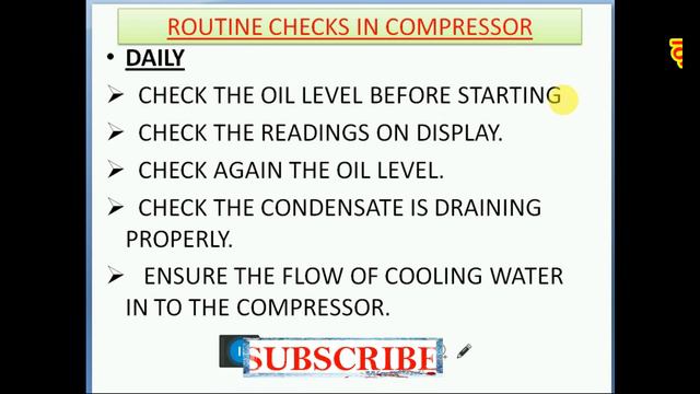 Air compressor maintenance in hindi.