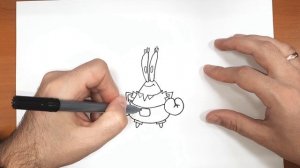 HOW TO DRAW MR KRABS Spongebob | КАК НАРИСОВАТЬ МИСТЕРА КРАБСА