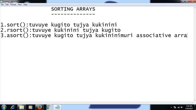 PHP sorting arrays 1 смотреть онлайн