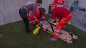 Неудачный прыжок с парашютом