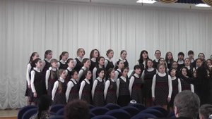 Хор старших классов. А. Гречанинов, И. Белоусов "Ноктюрн"