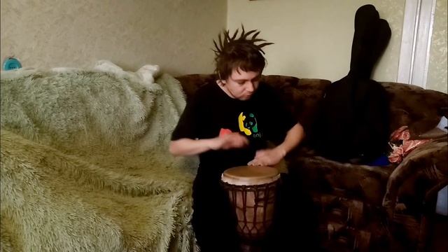 Обучение игре на джамбе ( африканский барабан) введение смотреть онлайн