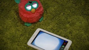 ?Фёрби Бум Обзор интерактивной игрушки Furby Boom на русском, играем с планшетом, кормим