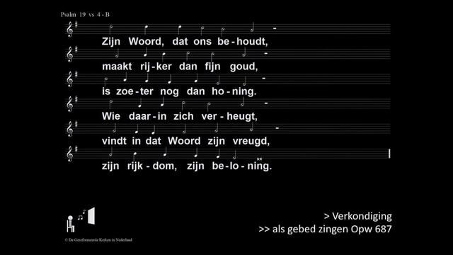 18 februari 2024 middagdienst Kerkdienst NGK Vlissingen Gewone Catechismus 63-77