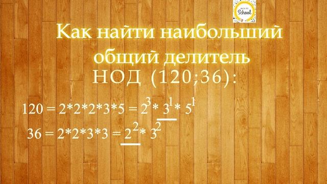 Как находить НОД и НОК. Легко и понятно.