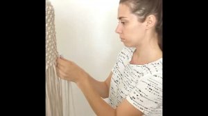 Подвесной шатер / краткий процесс плетения /