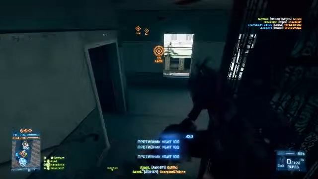 удачный прострел в окно МЕТРО Triple monitor BATTLEFIELD3 на 3-х мониторах смотреть онлайн