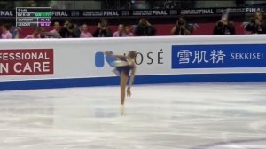 Фигурное катание. Финал Гран-при 2019 в Турине. Женщины. Произвольная программа Алены Косторной.