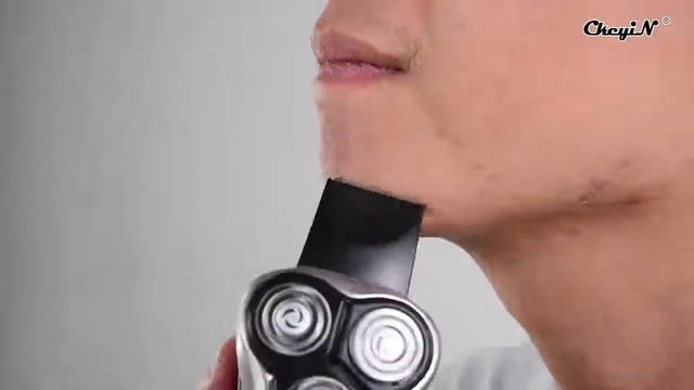 Бритва для мужчин ckeyin, бритья, триммер бороды, плавающая бритва, резак усов, удаления волос, смотреть онлайн