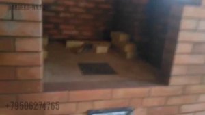 Большой печной комплекс в доме.