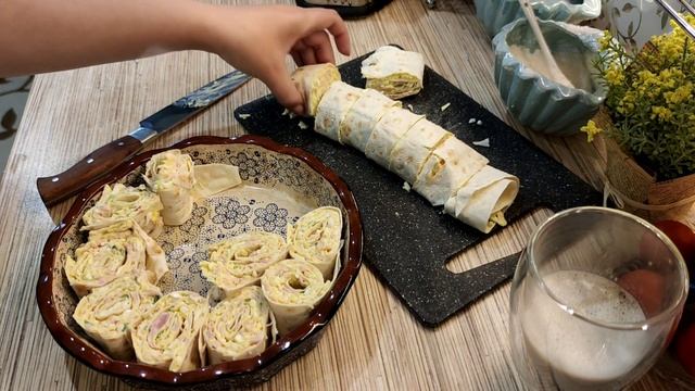 Невероятно вкусный пирог из ЛАВАША!!!! Легкий рецепт пп