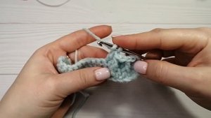Рельефный узор крючком "Кожа дракона"