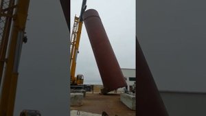 Монтаж и подьем рвс 1000 на месторождении Каражанбас. Монтаж производил ТОО "ОКК"