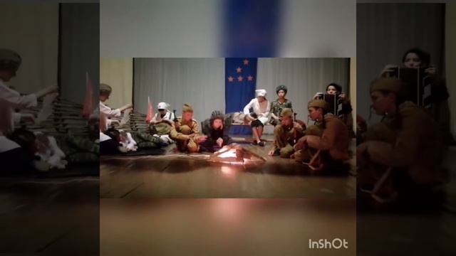 Инсценировка песни "Землянка" в исполнении юнармейцев МБОУ "Чебеньковская СОШ" смотреть онлайн