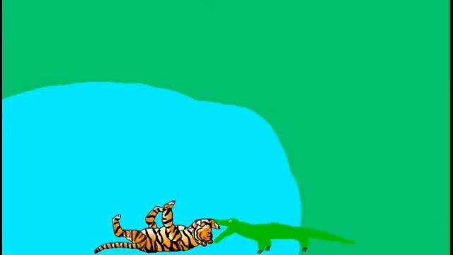 Крокодил против тигра смотреть онлайн