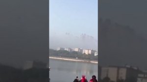 Мираж в Китае - здания в небе