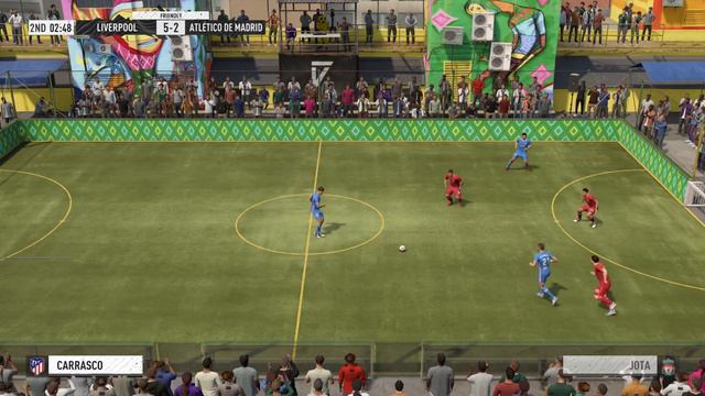 FIFA 22 - VOLTA FOOTBALL - Liverpool vs. Atlético Madrid - Friendly смотреть онлайн