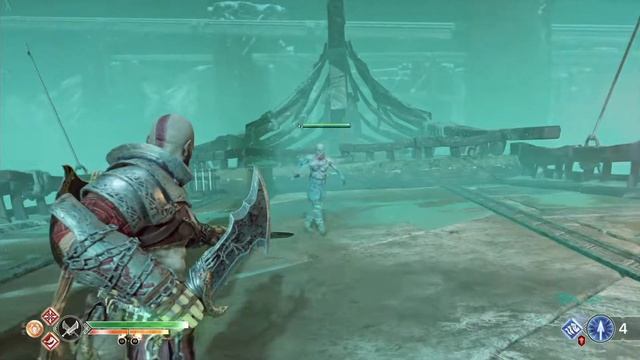 Летающий корабль. Воспоминание Кратоса. Покидаем Хельхейм. God of War №29 смотреть онлайн