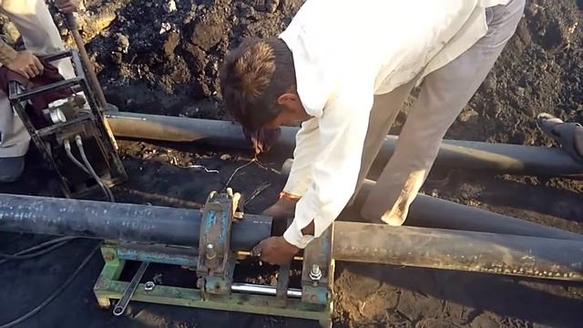 HDPE Pipe joining process смотреть онлайн