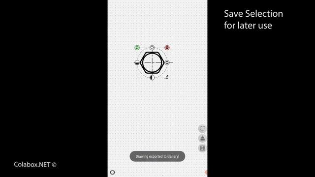 SketchBox (Sketching & Technical Drawing in Android) Selection/Copy Tool Tutorial смотреть онлайн