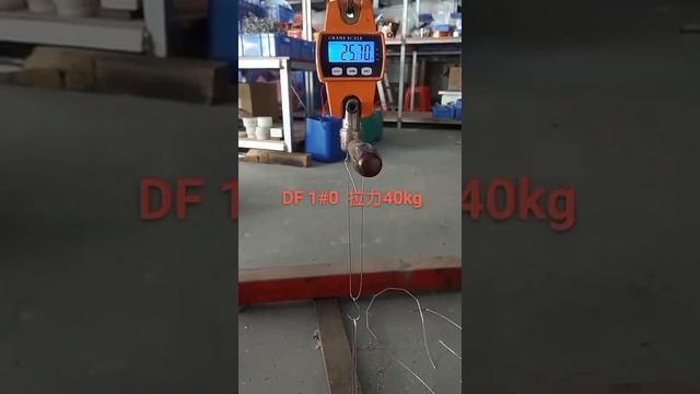 single hook jigging hook 1/0 stainless steel stress(pulling force)testing 40KG смотреть онлайн