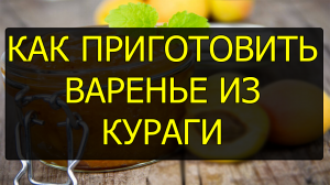 Как приготовить (сварить) варенье из кураги. Рецепт варенья из кураги