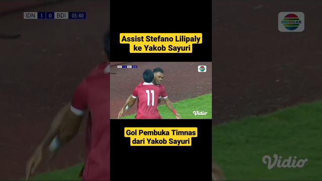 Gol Pembuka Yakob Sayuri ke Gawang Burundi || Asist Manja dari Stefano Lilipaly @bolaspace3657