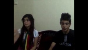 КУРДСКАЯ КРАСИВАЯ ПЕСНЯ , ПАРЕНЬ С ДЕВУШКОЙ КРАСИВО ПОЮТ НА КУРДСКОМ KURDI KURDISTAN