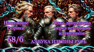 68б. Настоящие Рюрики  Ложь дворянства через историков и генетиков  АЗ БУКА ИЗТИНЫ РУСЬ