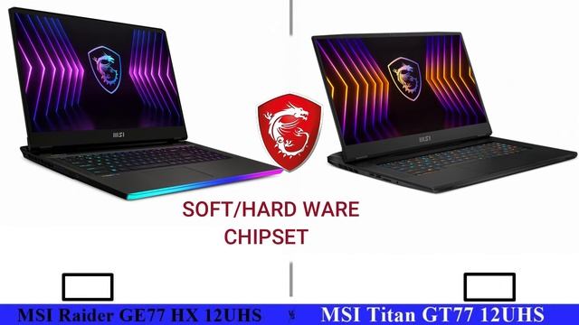 MSI RAIDER GE77HX 12UHS VS MSI TITAN GT77 12UHS | Review | 2022 смотреть онлайн