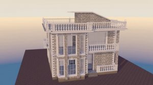 Двух этажный дом.