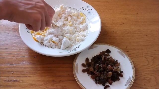 ВАТРУШКИ (лодочки) с творогом и изюмом на кефире. Домашняя выпечка на кефире