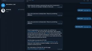 Telegram bot automation (How to generate bot token and chat Id)